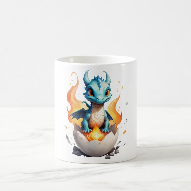 Mug Imaginaire d'éclosion de bébé dragon (Centre)