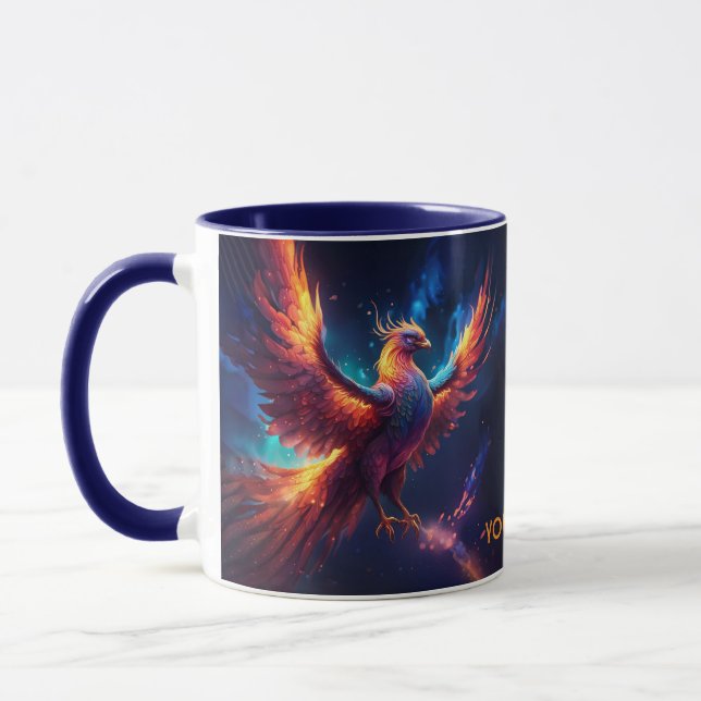 Mug Imaginaire mignon Vivid Monter Phoenix (Gauche)
