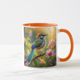 Mug Imaginaire Turquoise à ailes vert