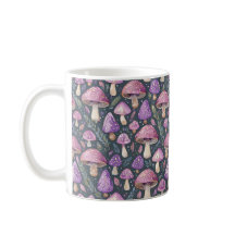 Imaginaire violet Champignons Motif de la nature