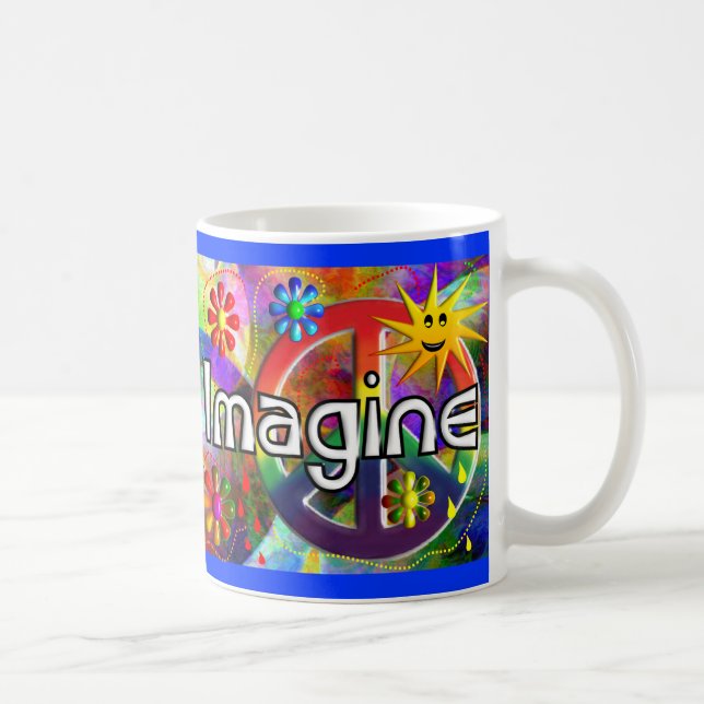 Mug "Imaginez" les cadeaux des années 70 de (Droite)