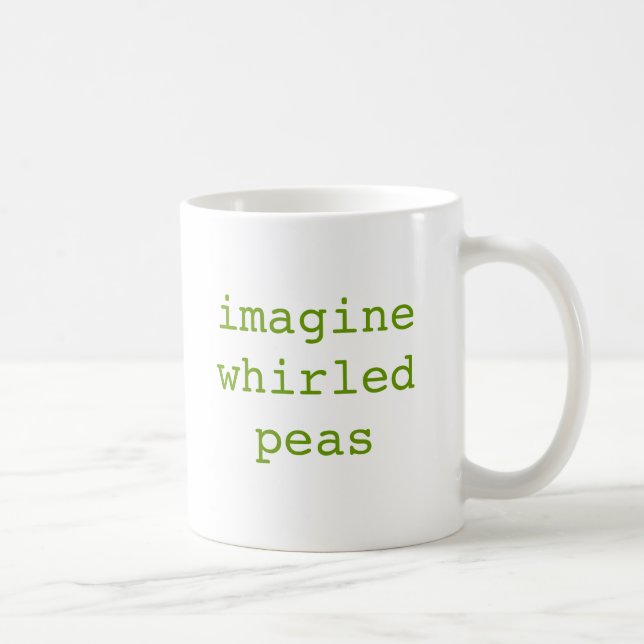 Mug imaginez les pois tourbillonnés (Droite)