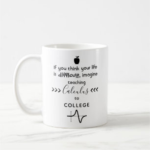 Mug Imaginez un calcul d'enseignement pour collégier l