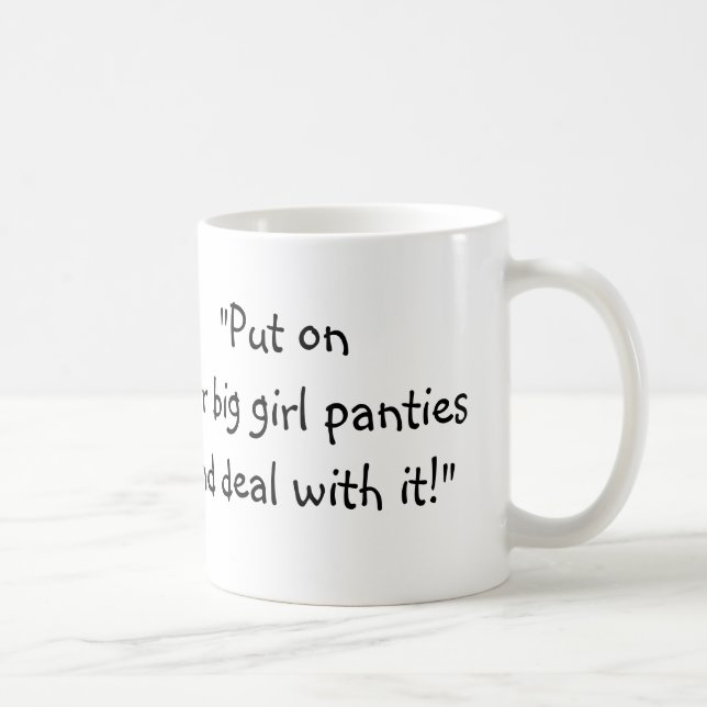 Mug Imogen, "mis dessus vos grandes culottes et (Droite)