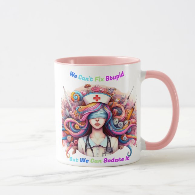 Mug Impossible de réparer Stupide, mais nous pouvons l (Droite)
