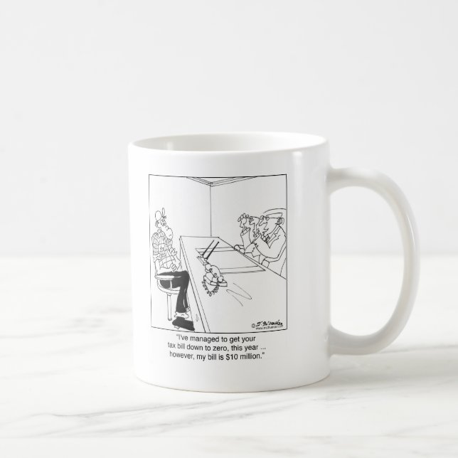 Mug Impôt zéro, CPA Bill $10 millions (Droite)