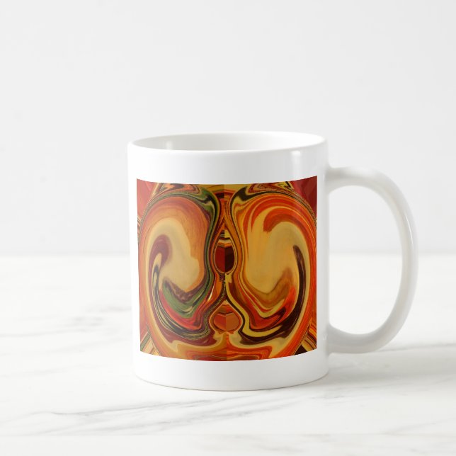 Mug Impression Abstraite de l'art de la rotation de la (Droite)