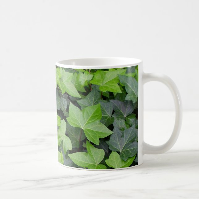Mug Impression botanique verte Ivy (Droite)