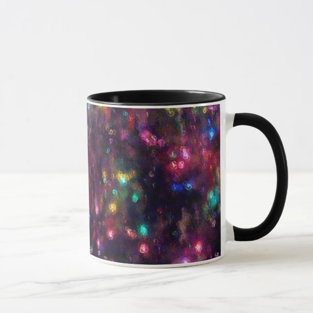 Mug Impression colorée de lumières (Droite)
