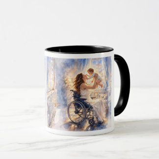 Mug Impression d'art aquarelle « La promesse de maman