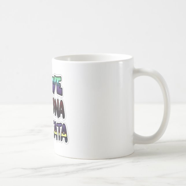 Mug Impression d'art Hakuna Matata (Droite)