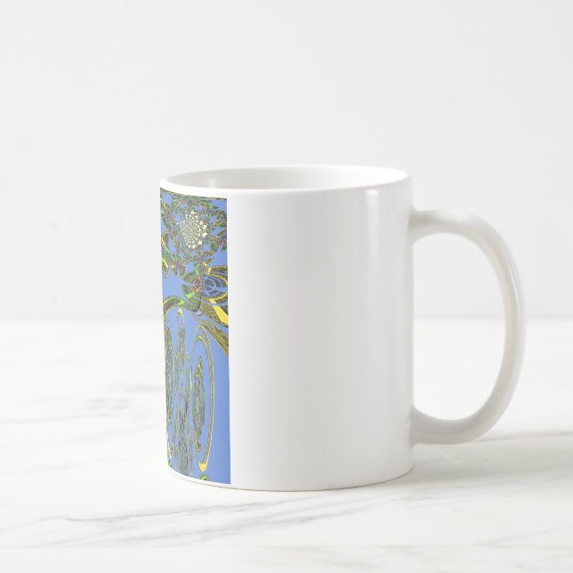 Mug Impression d'art Iridescente avec design abstrait  (Droite)