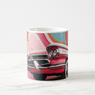 Mug Impression d'art mural de voitures américaines cla
