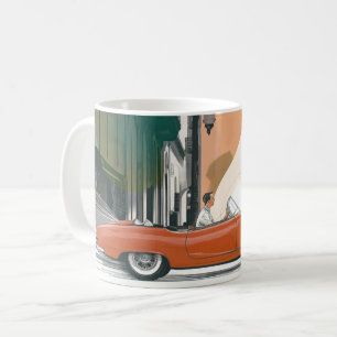 Mug Impression d'art mural de voitures américaines cla