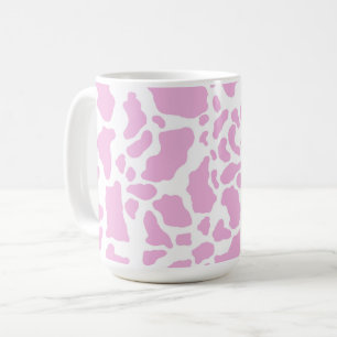 Mug Impression de vache rose