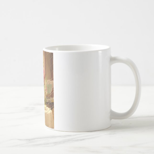 Mug Impression des fleurs reflétées (Droite)