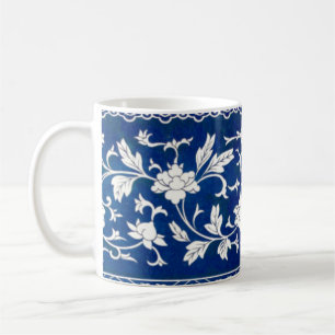 Mug Impression d'ornement floral classique