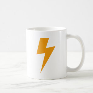 Mug Impression Énergie Jaune Foudre