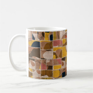 Mug Impression motif de la surface composée de collage
