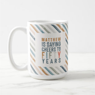 Mug Impression photo de la décoration de la fête du 50