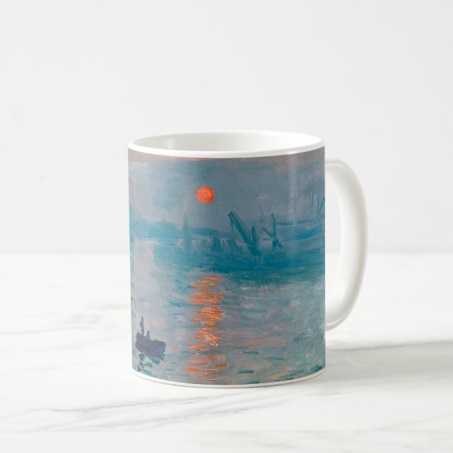Mug Impression Sunrise Claude Monet impressionniste (Devant droit)