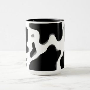 Mug Impression vache noir et blanc Animal tendance