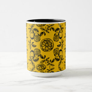 Mug Impression vintage d'agrumes