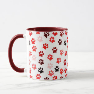 Mug Imprimantes de pieds animaux