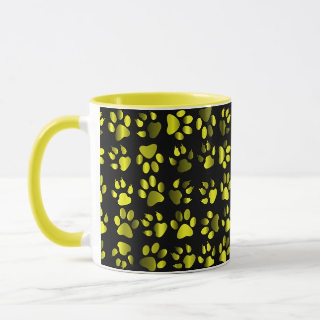 Mug Imprimantes de pieds animaux (Gauche)