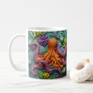 Mug Imprimé en 3D Octopus Beach Océan