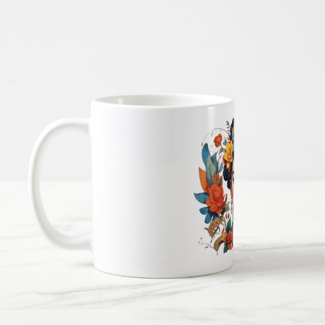 Mug imprimé Frida Kahlo (Gauche)