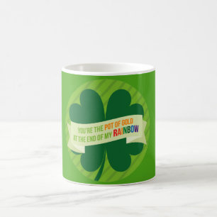 Mug imprimé vert pour la Saint-Patrick