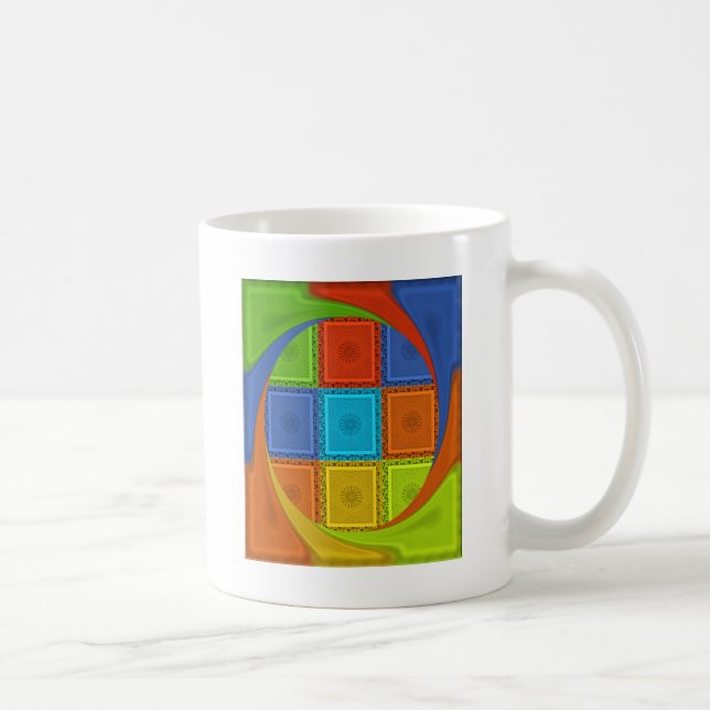 Mug Imprimer À damiers (Droite)