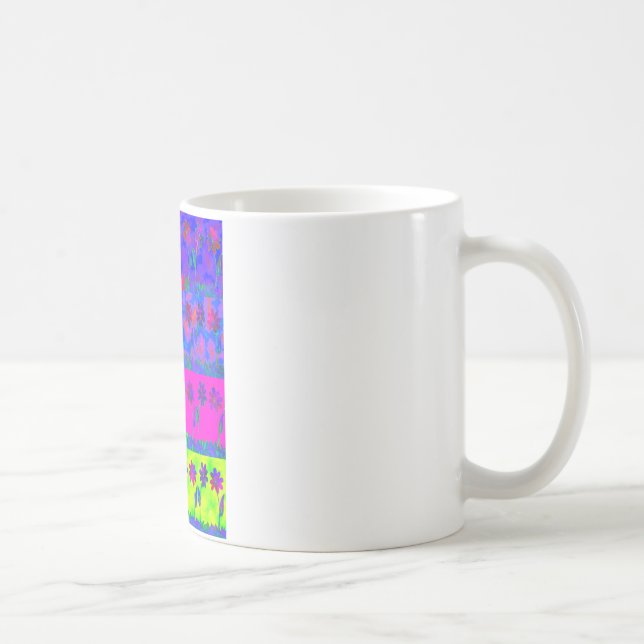 Mug Imprimer Art Motivational Vibrant "Eat Love & Play (Droite)