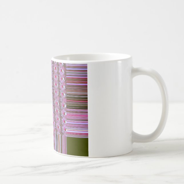 Mug Imprimer l'art Motif Abstrait dense et complexe (Droite)