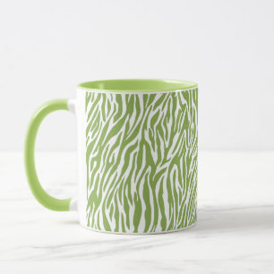 Mug Imprimer Safari vert Zebra