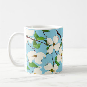 Mug imprimerie de fleurs de bois