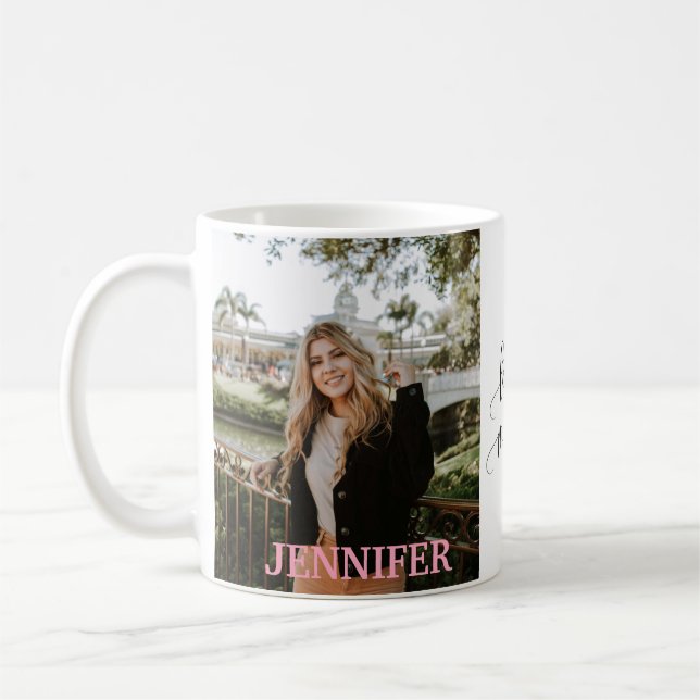 Mug In Love Mémoire Photo Memorial Custom Keepsaké (Gauche)