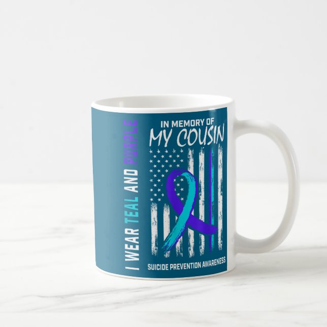 Mug In Memory Cousin Suicide Awareness Prevention Amer (Droite)
