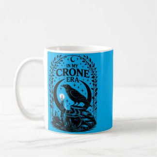 Mug In My Crone Era Witchy Raven Goth Witch Design