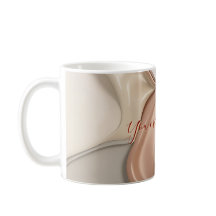 Mug in stylish abstract graphic