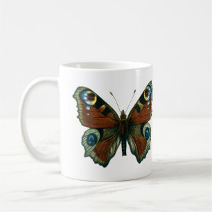 Mug Inachis io - Le papillon paon européen