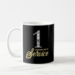 Mug Incentif d'appréciation des employés pour 1 an de