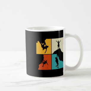 Mug Incroyable grimpeur de rochers rétro Montagne grim
