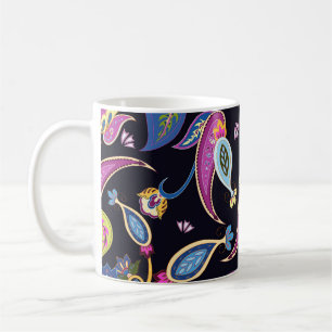 Mug Inde Paisley Ornement floral sans joint