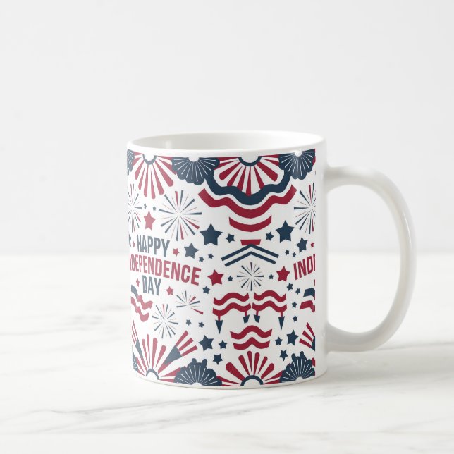 Mug Indépendance Jour & Juillet 4 Idée cadeau (Droite)