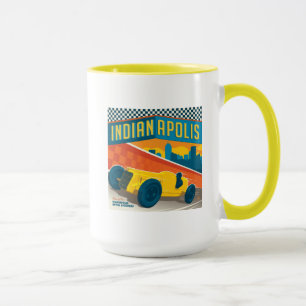 Mug Indianapolis, Indiana   Vintage Racer