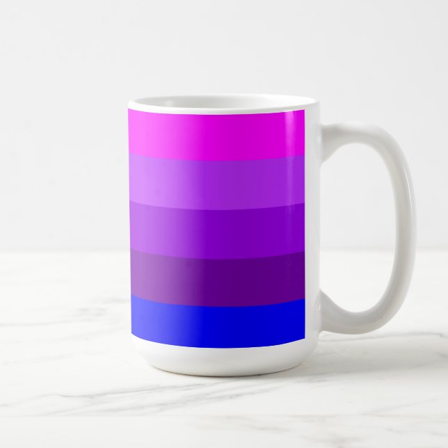 Mug Indicateur de fierté transgenre alternatif (Droite)