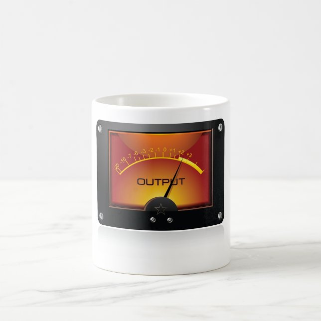 Mug Indicateur de niveau de sortie VU Meter Audio (Créateur téléchargé)