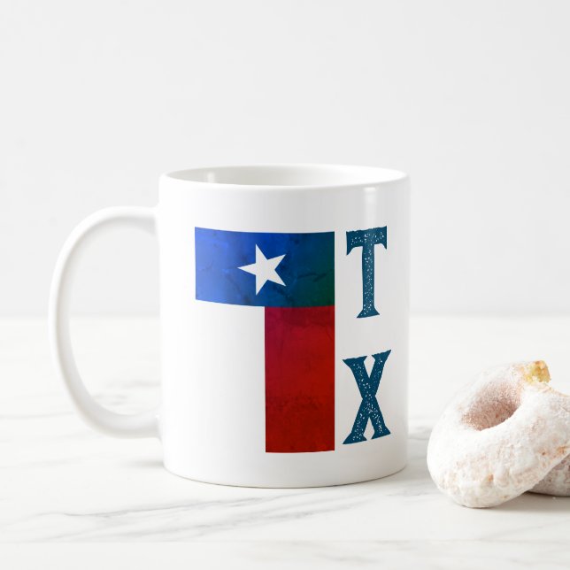 Mug Indicateur Texas (vertical) (Avec donut)